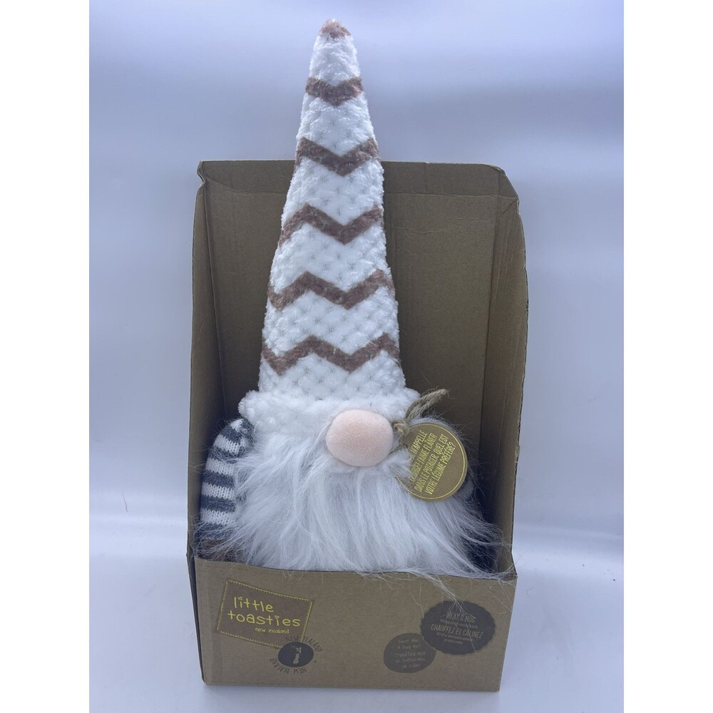 NEW : Little Toasties New Zealand George Gnome Heat & Hug Stuffed Animal